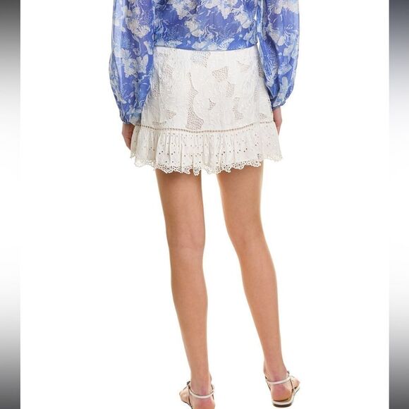 NWT LoveShackFancy Omi Handkerchief Top & Eliza Skirt Rare Embroidered Set sz XS - Picture 4 of 16